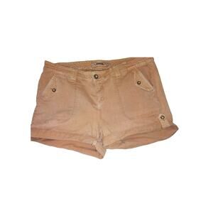 Torrid Light Terracotta cuffed shorts size 20